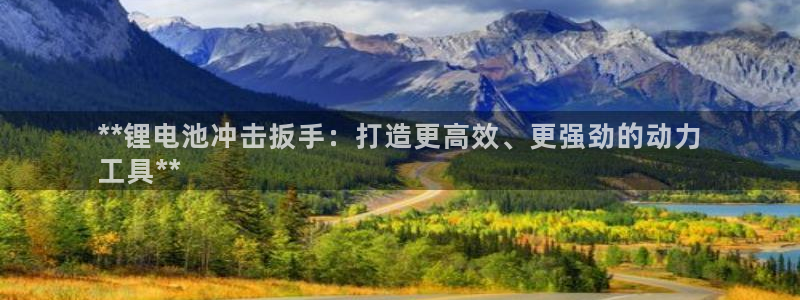 尊龙凯时取款一直支付中：**锂电池冲击扳手：打造更高效、更强劲的动力
工具**